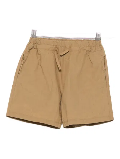 Album Di Famiglia Kids' Elastic-waistband Shorts In Brown