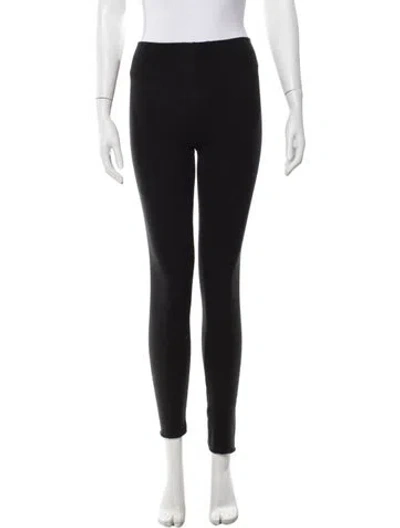 Pre-owned Album Di Famiglia Skinny Leg Pants In Black