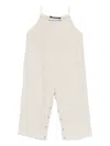 Album Di Famiglia Sleeveless Jumpsuit In Neutral