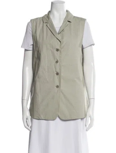 Pre-owned Album Di Famiglia Sleeveless Top In Green