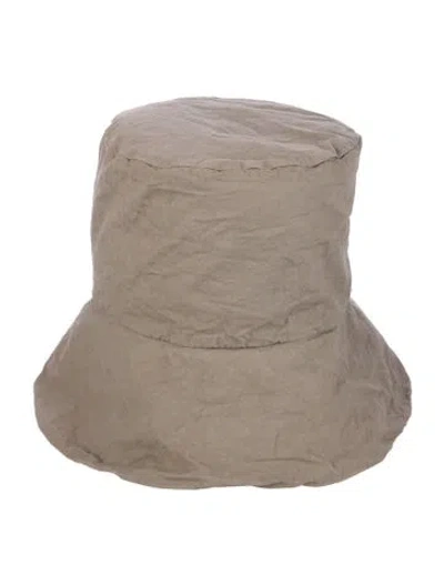 Pre-owned Album Di Famiglia Sun Hat In Neutral