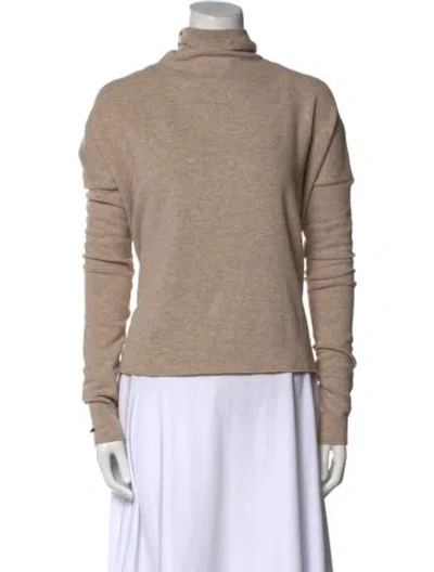 Pre-owned Album Di Famiglia Turtleneck Long Sleeve Sweatshirt In Neutral