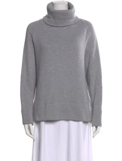 Pre-owned Album Di Famiglia Turtleneck Sweater In Gray
