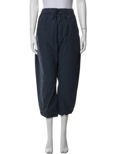 Pre-owned Album Di Famiglia Wide Leg Pants In Blue