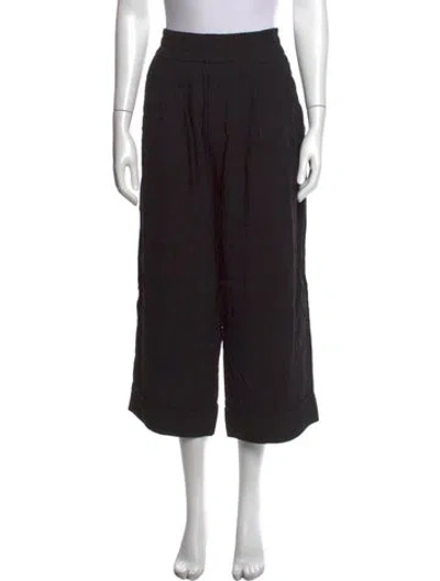 Pre-owned Album Di Famiglia Wide Leg Pants In Grey