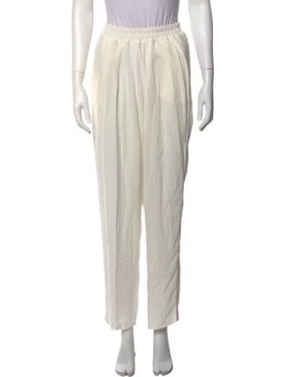 Pre-owned Albus Lumen Straight Leg Pants In Neutrals