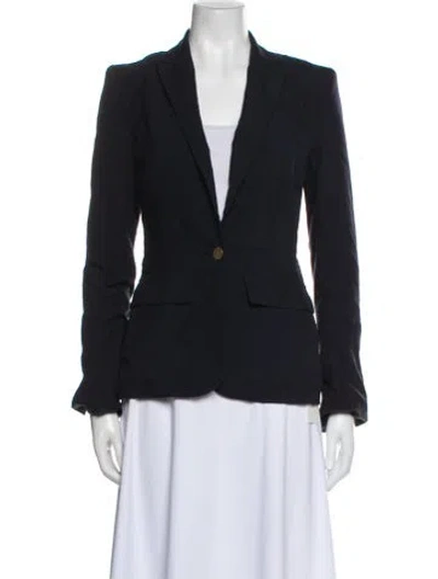 Pre-owned A.l.c 2012 Wool Blazer In Blue