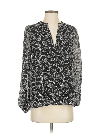 Pre-owned A.l.c 3/4 Sleeve Blouse In Black