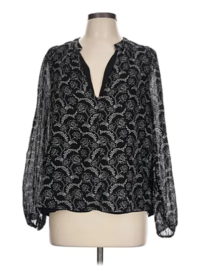 Pre-owned A.l.c 3/4 Sleeve Blouse In Black