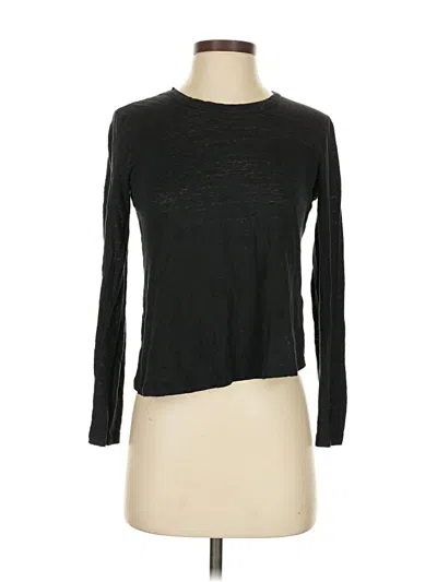 Pre-owned A.l.c 3/4 Sleeve T-shirt In Black