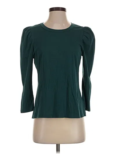 A.l.c 3/4 Sleeve Top Teal Boatneck Tops