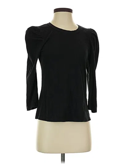 Pre-owned A.l.c 3/4 Sleeve T-shirt In Black