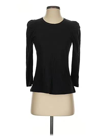 Pre-owned A.l.c 3/4 Sleeve T-shirt In Black