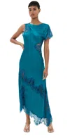 A.l.c Alessia One-shoulder Dress In Bright Flourite