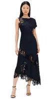 A.l.c A. L.c. Alessia Dress In Dark Sapphire/black