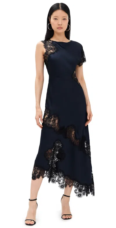 A.L.C A. L.C. ALESSIA DRESS DARK SAPPHIRE/BLACK