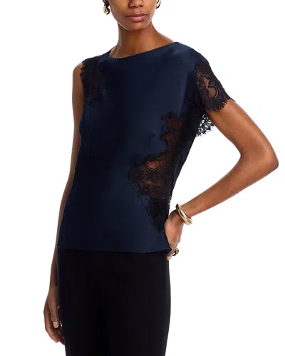A.L.C A. L.C. ALESSIA LACE TRIM TOP