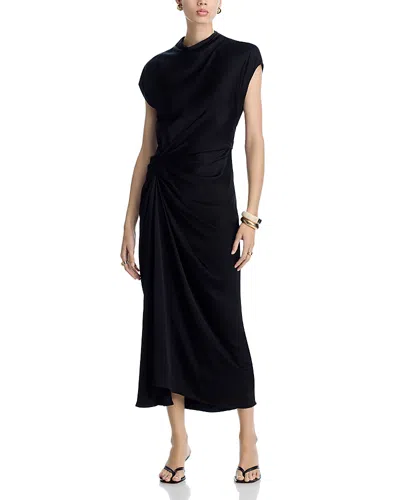 A.l.c A. L.c. Alma Side Gathered Dress In Black