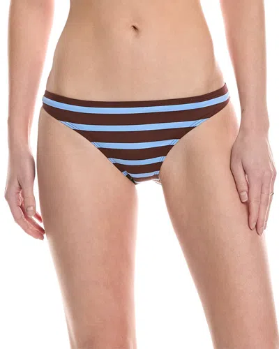 A.l.c A. L.c. Amber Bikini Bottoms Vista Blue Fudge In Multi