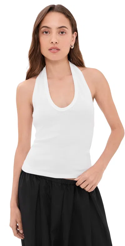 A.l.c Ari Halter Tank Top In White
