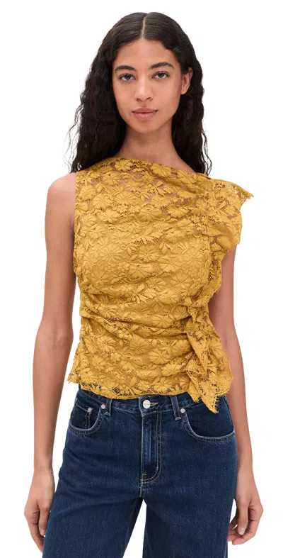 A.l.c A. L.c. Astrid Top Antique Gold In Orange