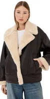 A.l.c A. L.c. Aubrey Sherpa Coat In Romeo