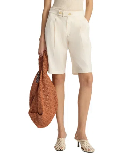 A.l.c A. L.c. Beach Day Linen-blend Pant In White