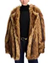 A.l.c A. L.c. Bria Faux Fur Coat In Brown