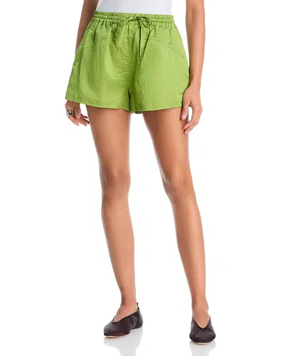 A.l.c A. L.c. Camden Drawstring Waist Shorts In Green