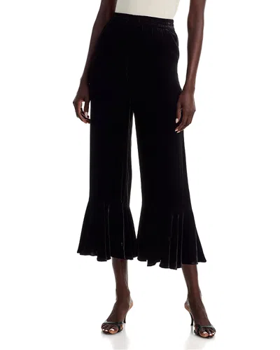 A.l.c A. L.c. Camille Cropped Flared Pants In Black