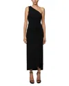 A.l.c Caroline One Shoulder Dress In Black In Black