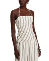 A.l.c A. L.c. Charlotte Top Cream Stripe In White