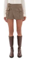 A.l.c A. L.c. Conan Skirt Tan Multi In Neutral
