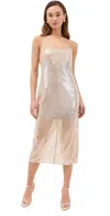 A.l.c A. L.c. Danielle Sequined Dress In Clear