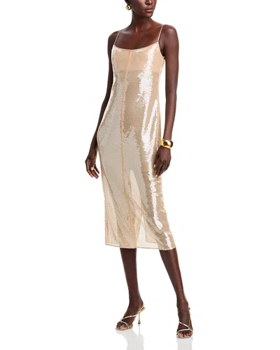 A.l.c A. L.c. Danielle Sequined Dress In Clear