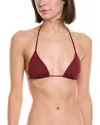 A.l.c A. L.c Devin Triangle Bikini Top In Red
