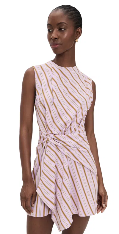 A.l.c A. L.c. Dion Dress Lilac/curry In Pink