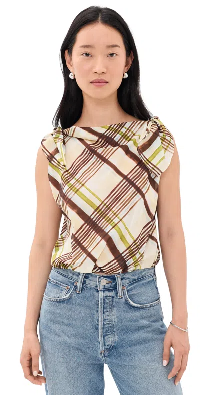 A.l.c A. L.c. Dylan Top Butter/ganache