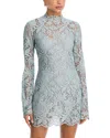A.l.c Eden Lace Mini Dress In Blue