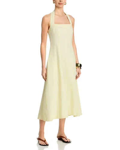 A.l.c A. L.c. Elinor Halter Dress In Yellow