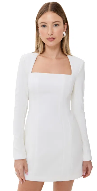 A.l.c . Ella Long Sleeve Minidress In White