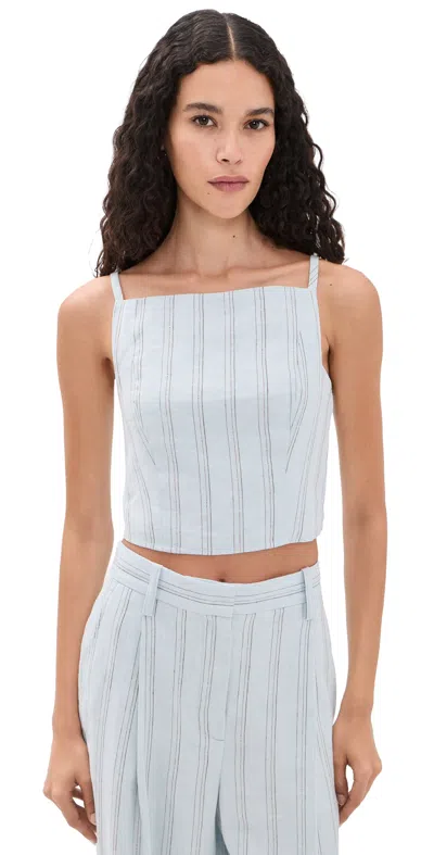A.l.c A. L.c. Elliott Top Isla Stripe In Blue