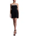 A.l.c Elsie Strapless Embellished Mini Dress In Black In Black