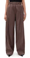 A.l.c A. L.c. Emmett Pants Brown Multi In Brown