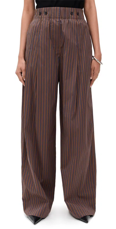 A.l.c A. L.c. Emmett Pants Brown Multi
