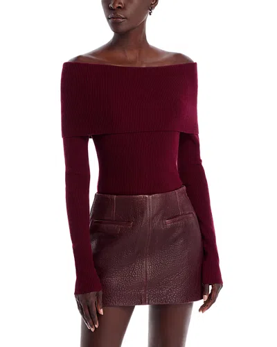 A.l.c A. L.c. Evelyn Top In Burgundy