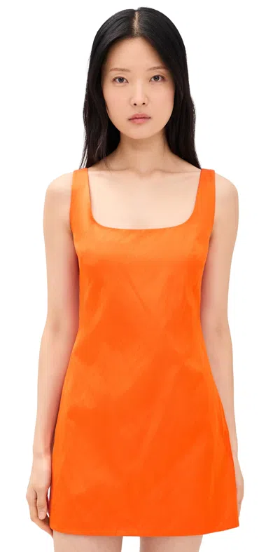 A.l.c A. L.c. Faye Dress Persimmon In Orange