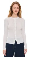 A.l.c A. L.c. Fisher Textured Cardigan In Bright White