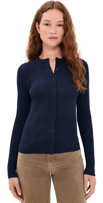 A.l.c A. L.c. Fisher Cardigan Navy In Blue