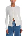 A.l.c A. L.c. Fisher Textured Cardigan In Bright White